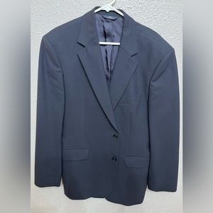 Brooks Brothers 346 Blazer Mens 42R Navy Blue black Buttons Wool